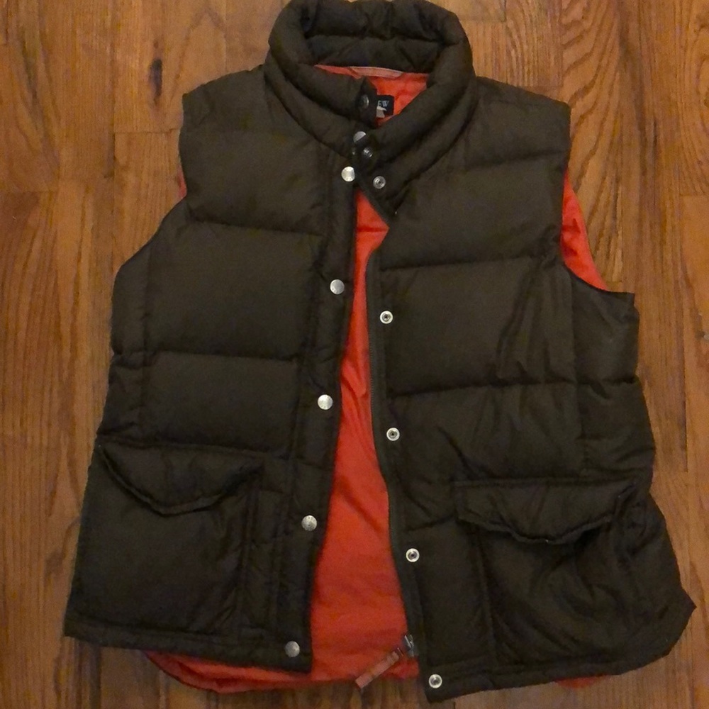 JCrew winter vest like new - Large